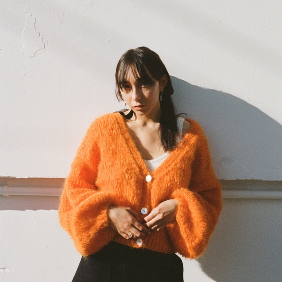 Zeta Orange Cardigan - Picture 8 of 9